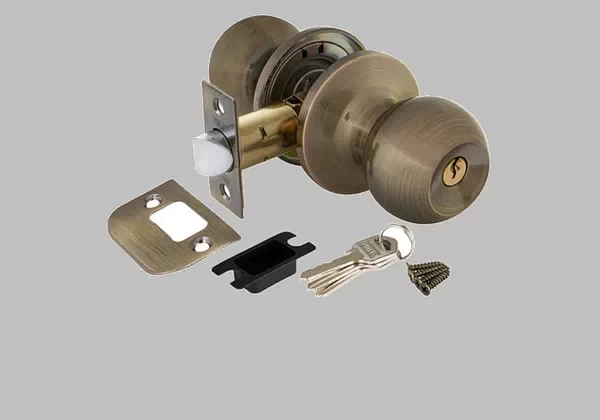 Ручка DK672 бронза с ключем