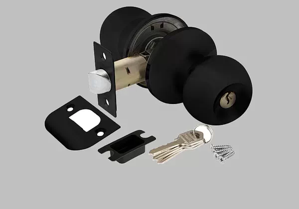 Ручка DK672 черная с ключем